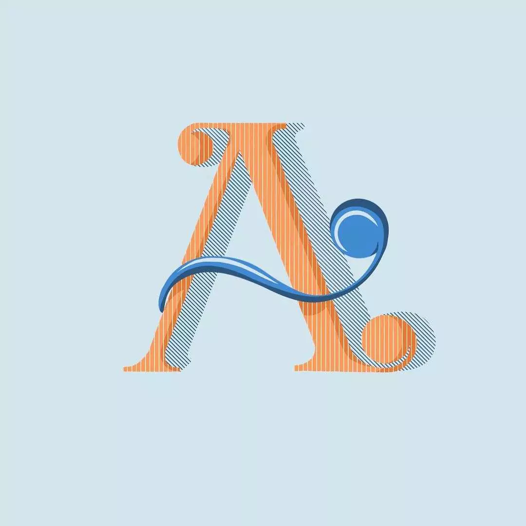 stylish whatsapp a name dp